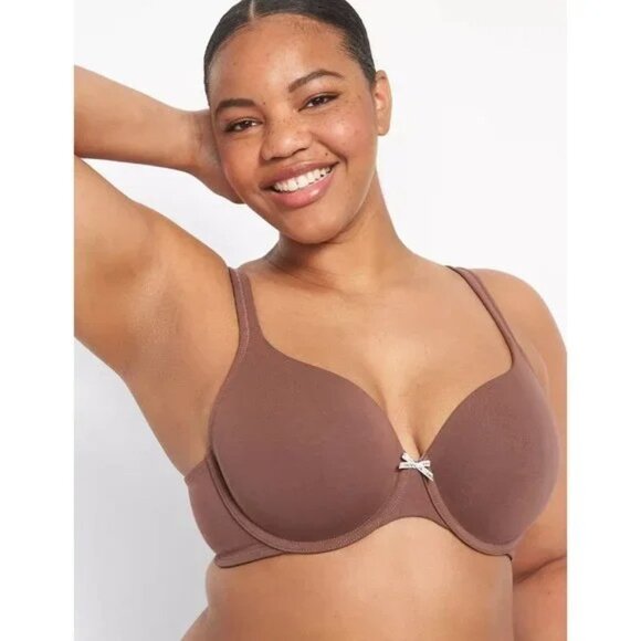 Lane Bryant Cacique Cotton Lightly Lined T-Shirt Bra 34F - Picture 1 of 4
